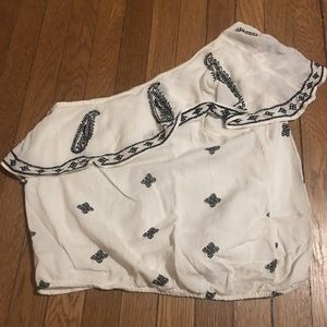 Free people One shouldered sleeveless top